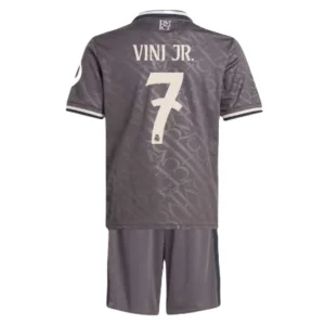 Koop Kinder Real Madrid 2024/25 Vinicius Junior #7 Derde tenue met Korte Mouw (+ Korte broeken) Online