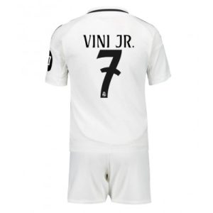 Koop Kinder Real Madrid 2024/25 Vinicius Junior #7 Thuis tenue met Korte Mouw (+ Korte broeken) Online