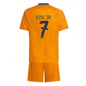 Koop Kinder Real Madrid 2024/25 Vinicius Junior #7 Uit tenue met Korte Mouw (+ Korte broeken) Online