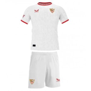 Koop Kinder Sevilla FC 2024/25 Thuis tenue met Korte Mouw (+ Korte broeken) Online