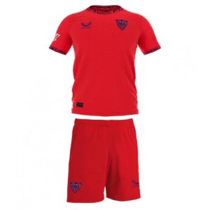 Koop Kinder Sevilla FC 2024/25 Uit tenue met Korte Mouw (+ Korte broeken) Online