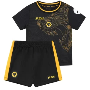 Koop Kinder Wolves 2024/25 Uit tenue met Korte Mouw (+ Korte broeken) Online