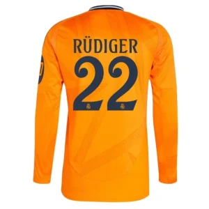 Koop Real Madrid 2024/25 Antonio Rudiger #22 Uit tenue met lange mouwen online