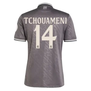 Koop Real Madrid 2024/25 Aurélien Tchouaméni #14 Derde tenue met korte mouwen online