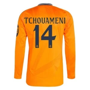 Koop Real Madrid 2024/25 Aurélien Tchouaméni #14 Uit tenue met lange mouwen online