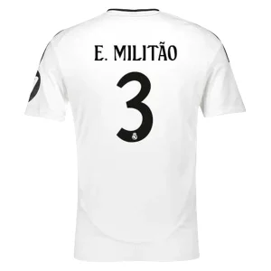 Koop Real Madrid 2024/25 Eder Militao #3 Thuis tenue met korte mouwen online