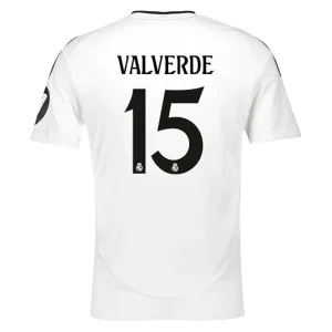 Koop Real Madrid 2024/25 Federico Valverde #15 Thuis tenue met korte mouwen online