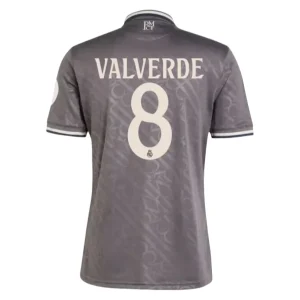 Koop Real Madrid 2024/25 Federico Valverde #8 Derde tenue met korte mouwen online