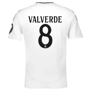 Koop Real Madrid 2024/25 Federico Valverde #8 Thuis tenue met korte mouwen online