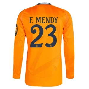 Koop Real Madrid 2024/25 Ferland Mendy #23 Uit tenue met lange mouwen online