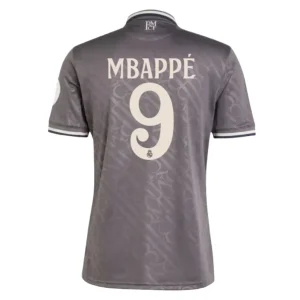 Koop Real Madrid 2024/25 Kylian Mbappé #9 Derde tenue met korte mouwen online