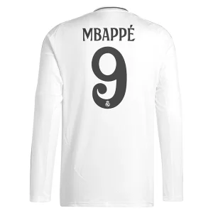 Koop Real Madrid 2024/25 Kylian Mbappé #9 Thuis tenue met lange mouwen online