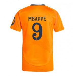 Koop Real Madrid 2024/25 Kylian Mbappé #9 Uit tenue met korte mouwen online