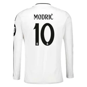 Koop Real Madrid 2024/25 Luka Modric #10 Thuis tenue met lange mouwen online