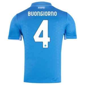 Koop SSC Napoli 2024/25 Alessandro Buongiorno #4 Thuis tenue met korte mouwen online