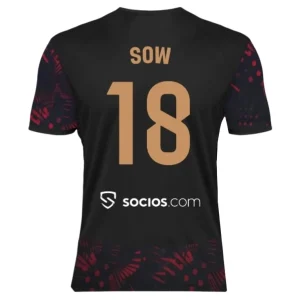 Koop Sevilla FC 2024/25 Djibril Sow #18 Derde tenue met korte mouwen online