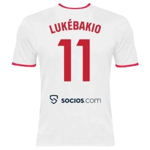 Koop Sevilla FC 2024/25 Dodi Lukébakio #11 Thuis tenue met korte mouwen online