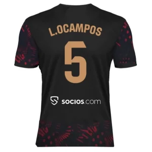 Koop Sevilla FC 2024/25 Lucas Ocampos #5 Derde tenue met korte mouwen online