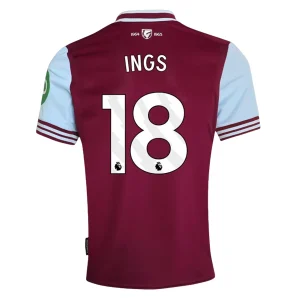 Koop West Ham United 2024/25 Danny Ings #18 Thuis tenue met korte mouwen online