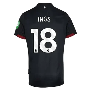 Koop West Ham United 2024/25 Danny Ings #18 Uit tenue met korte mouwen online