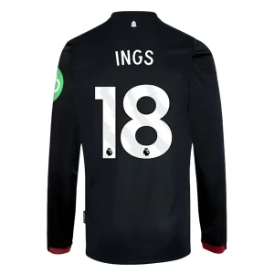 Koop West Ham United 2024/25 Danny Ings #18 Uit tenue met lange mouwen online