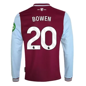 Koop West Ham United 2024/25 Jarrod Bowen #20 Thuis tenue met lange mouwen online