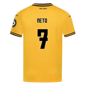 Koop Wolves 2024/25 Pedro Neto #7 Thuis tenue met korte mouwen online