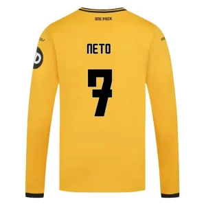 Koop Wolves 2024/25 Pedro Neto #7 Thuis tenue met lange mouwen online